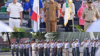 Hadianto Rasyid Pimpin Pembukaan Pelatihan Calon Paskibraka Kota Palu 2025