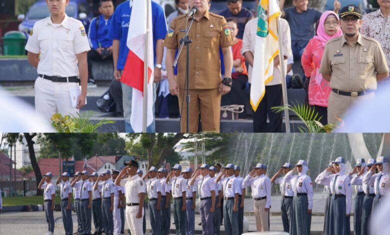 Hadianto Rasyid Pimpin Pembukaan Pelatihan Calon Paskibraka Kota Palu 2025