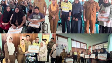 Wakil Wali Kota Palu Imelda Liliana Hadiri Penyerahan Bantuan Modal dan Alat Bantu Warga Penerima Manfaat