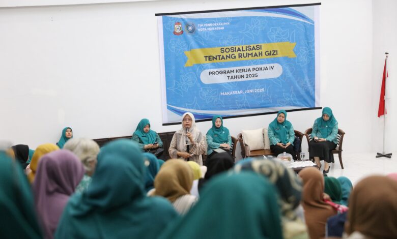 Sosialisasi Rumah Gizi, TP PKK Makassar Dorong Kader untuk Tekan Angka Stunting
