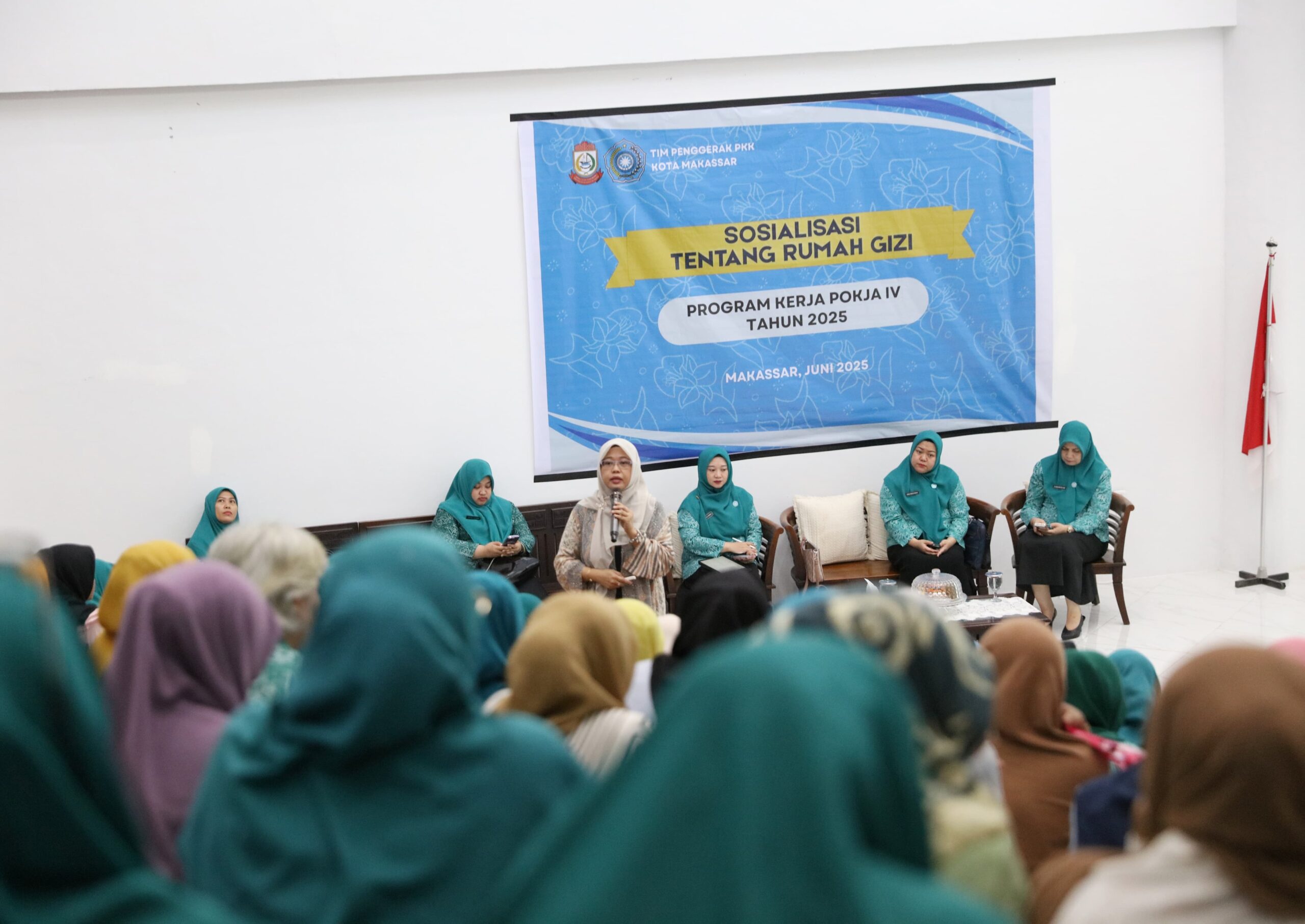Sosialisasi Rumah Gizi, TP PKK Makassar Dorong Kader untuk Tekan Angka Stunting