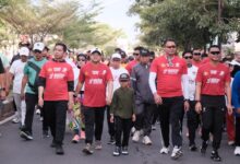 Wabup Gowa Lepas Ratusan Peserta Bhayangkara Fun Walk