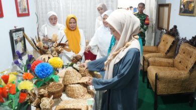 Melinda Aksa Apresiasi UMKM Kerajinan Eceng Gondok di Sambung Jawa: Inovasi Lokal Ramah Lingkungan yang Harus Didukung
