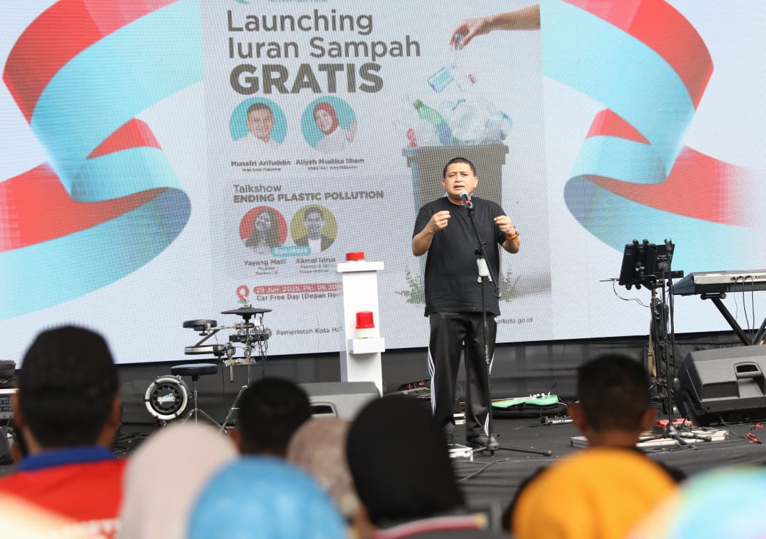 Peringati Hari Lingkungan, Pemkot Makassar Kampanye Hentikan Polusi Plastik
