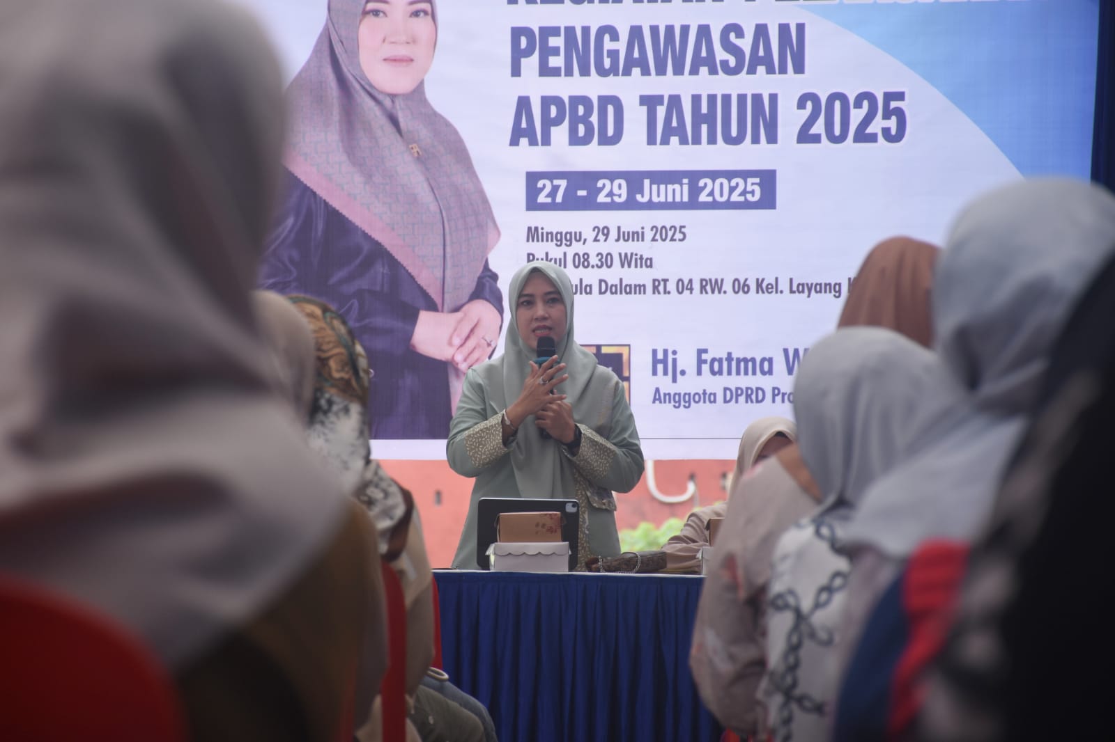 Anggota DPRD Sulsel Fatma Wahyuddin Soroti Penyaluran Beasiswa Pendidikan dan Dana Hibah Masjid