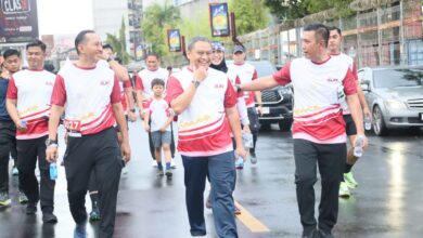 Danlantamal VI Semarakkan Bhayangkara Run Peringatan Hari Bhayangkara ke-79 tahun 2025