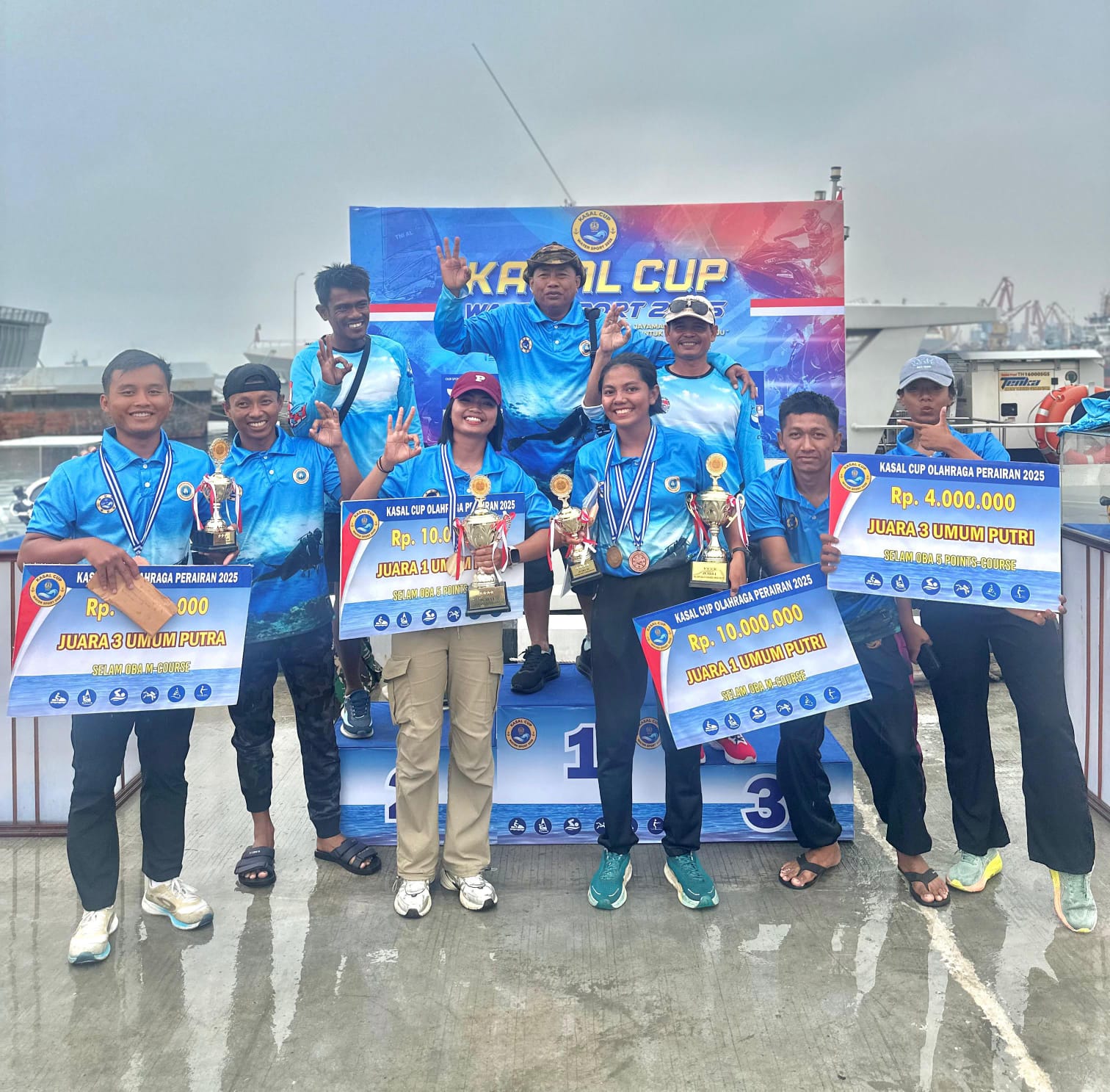 Lantamal VI Raih Juara Umum Selam OBA di Kejuaraan Kasal Cup Tahun 2025
