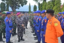 Lantamal VI Makassar Gelar Upacara Pembukaan Latihan Penanggulangan Bencana Alam