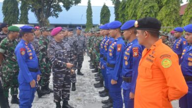 Lantamal VI Makassar Gelar Upacara Pembukaan Latihan Penanggulangan Bencana Alam