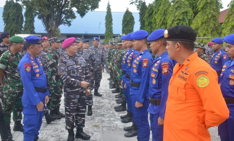 Lantamal VI Makassar Gelar Upacara Pembukaan Latihan Penanggulangan Bencana Alam