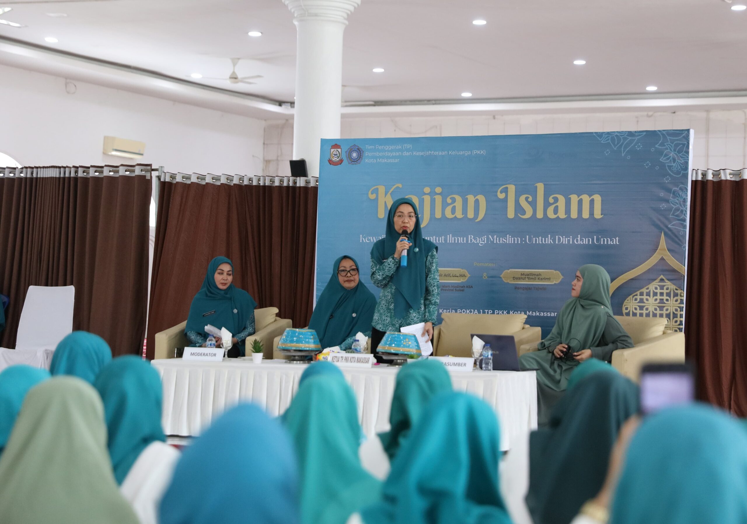 Pokja I TP PKK Makassar Gelar Kajian Islam, Bahas Kewajiban Menuntut Ilmu dan Cinta Al-Qur’an