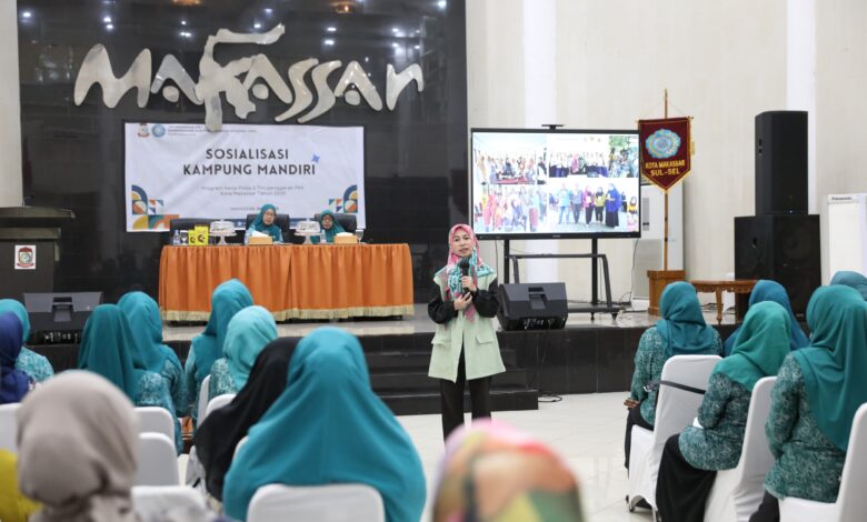 TP PKK Kota Makassar Gelar Sosialisasi Kampung Mandiri bagi Pelaku UMKM Binaan