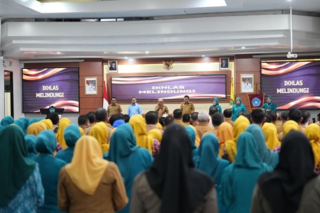 Bupati Husniah Minta Pengurus PKK, Bunda PAUD dan Dekranasda Gowa Berperan Wujudkan Keluarga Sejahtera dan Mandiri