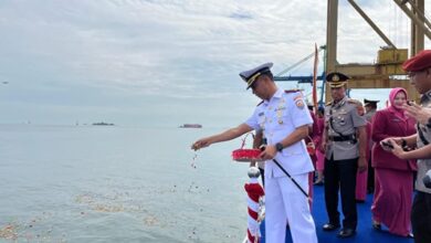 Peringati Hari Bhayangkara Ke-79 Tahun 2025, Lantamal VI Ikut Serta Tabur Bunga di Laut