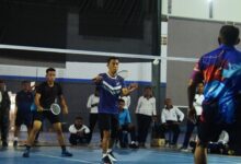 Meriahkan HUT Ke-75, Lantamal VI Adakan Pertandingan Olahraga Bulutangkis Dan Tenis Meja
