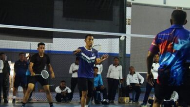 Meriahkan HUT Ke-75, Lantamal VI Adakan Pertandingan Olahraga Bulutangkis Dan Tenis Meja