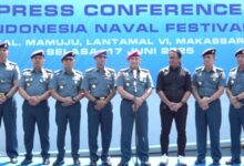 Danlantamal VI Makassar Laksanakan Press Conference Jelang Indonesia Naval Festival Tahun 2025