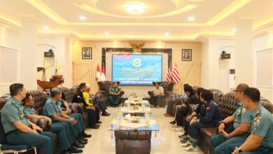 Komandan Lantamal VI Menerima Audiensi Ketua Bidang Pembinaan Prestasi POSSI Sulawesi Selatan