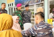 HUT Ke-75 Tahun 2025, Lantamal VI Gelar Baksos dan Bakkes di Malangke Luwu Utara