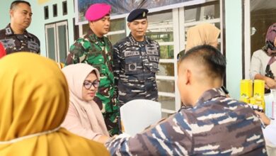HUT Ke-75 Tahun 2025, Lantamal VI Gelar Baksos dan Bakkes di Malangke Luwu Utara