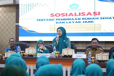 Melinda Aksa Ajak Kader PKK Makassar Jadi Penggerak Rumah Sehat dan Layak Huni