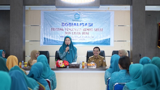 Tekan Angka Stunting Jadi Prioritas, Melinda Aksa Sosialisasi Rumah Sehat Layak Huni di Kecamatan Panakukkang