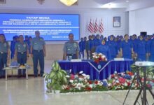 PJU Lantamal VI Makassar dan Korcab VI DJA II Ikuti tatap Muka Pembina Daerah Jalasenastri Armada II, Tekankan Jaga Martabat Keluarga
