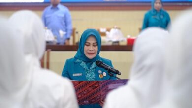 Pesona Sutera Khas Gowa Warnai Pelantikan Pengurus Dekranasda