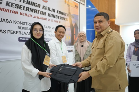 Wali Kota Makassar Resmikan Uji Sertifikasi Naker Konstruksi