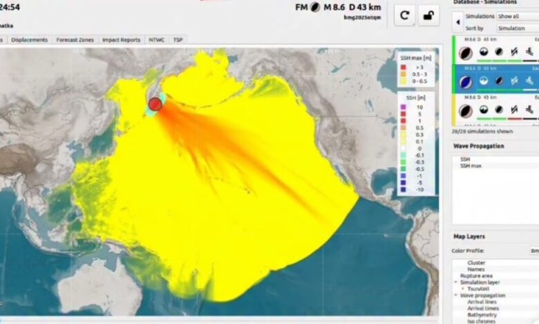 Gempabumi M8.7 Guncang Pesisir Timur Kamchatka, Rusia BMKG Peringatkan Potensi Tsunami di Wilayah Indonesia