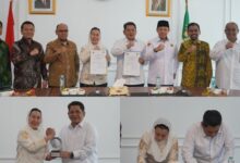 Imelda Liliana Teken MoU Survey Indeks Kerukunan Umat dan Penguatan Moderasi Beragama Kota Palu di Kantor Kemenag RI