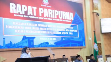 Wawali Makassar Sampaikan Tanggapan Resmi Pemkot atas Ranperda Pertanggungjawaban APBD 2024