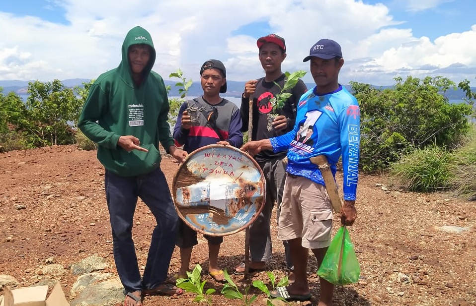 YLH Tana Merah Tanam 1000 Pohon di Lahan Bekas Tambang