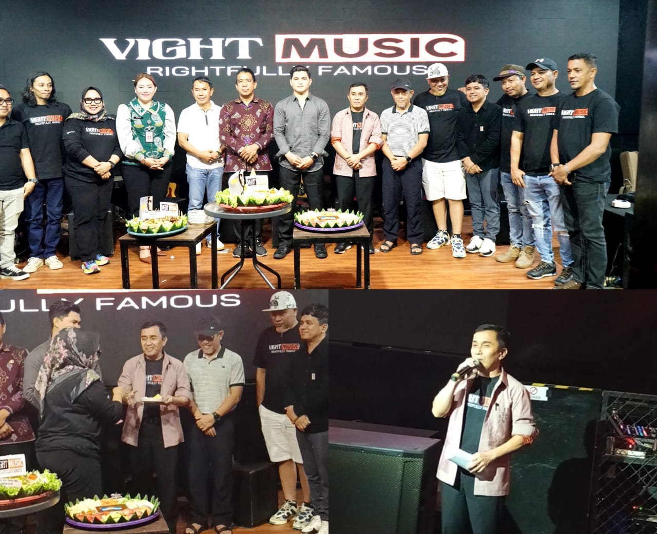 Peluncuran Lagu Single Perdana "Simpan Saja" Dihadiri Kadis Pariwisata Mewakili Wali Kota Palu
