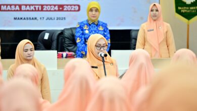Pengurus DWP Kota Makassar Resmi Dilantik