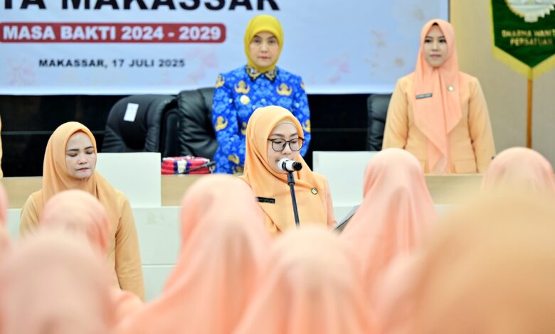 Pengurus DWP Kota Makassar Resmi Dilantik