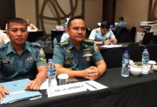 Lantamal VI Makassar Ikuti Rapat Rekonsiliasi LRA Wilayah dan Eselon I Semester I Tahun 2025