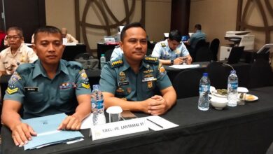 Lantamal VI Makassar Ikuti Rapat Rekonsiliasi LRA Wilayah dan Eselon I Semester I Tahun 2025