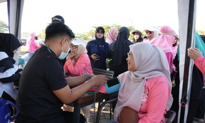Senam Jantung Sehat Bersama Tiga Organisasi Perempuan, Melinda Aksa: Perempuan Sehat, Keluarga Lebih Harmonis