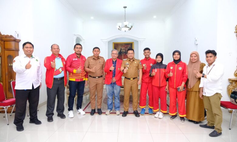 Wabup Gowa Lepas Atlet Tapak Suci yang Akan Berlaga di Kejuaraan Dunia 2025