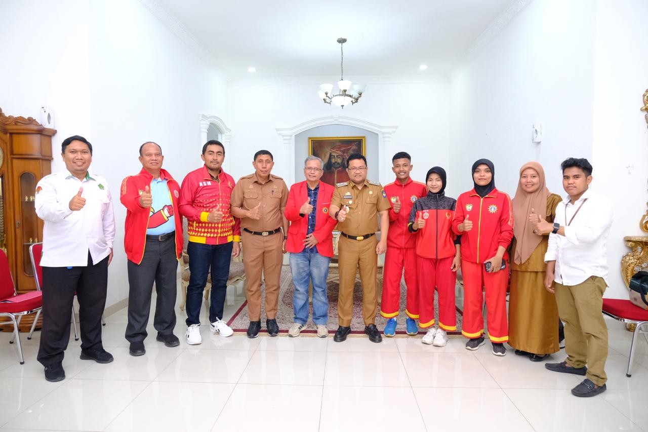 Wabup Gowa Lepas Atlet Tapak Suci yang Akan Berlaga di Kejuaraan Dunia 2025