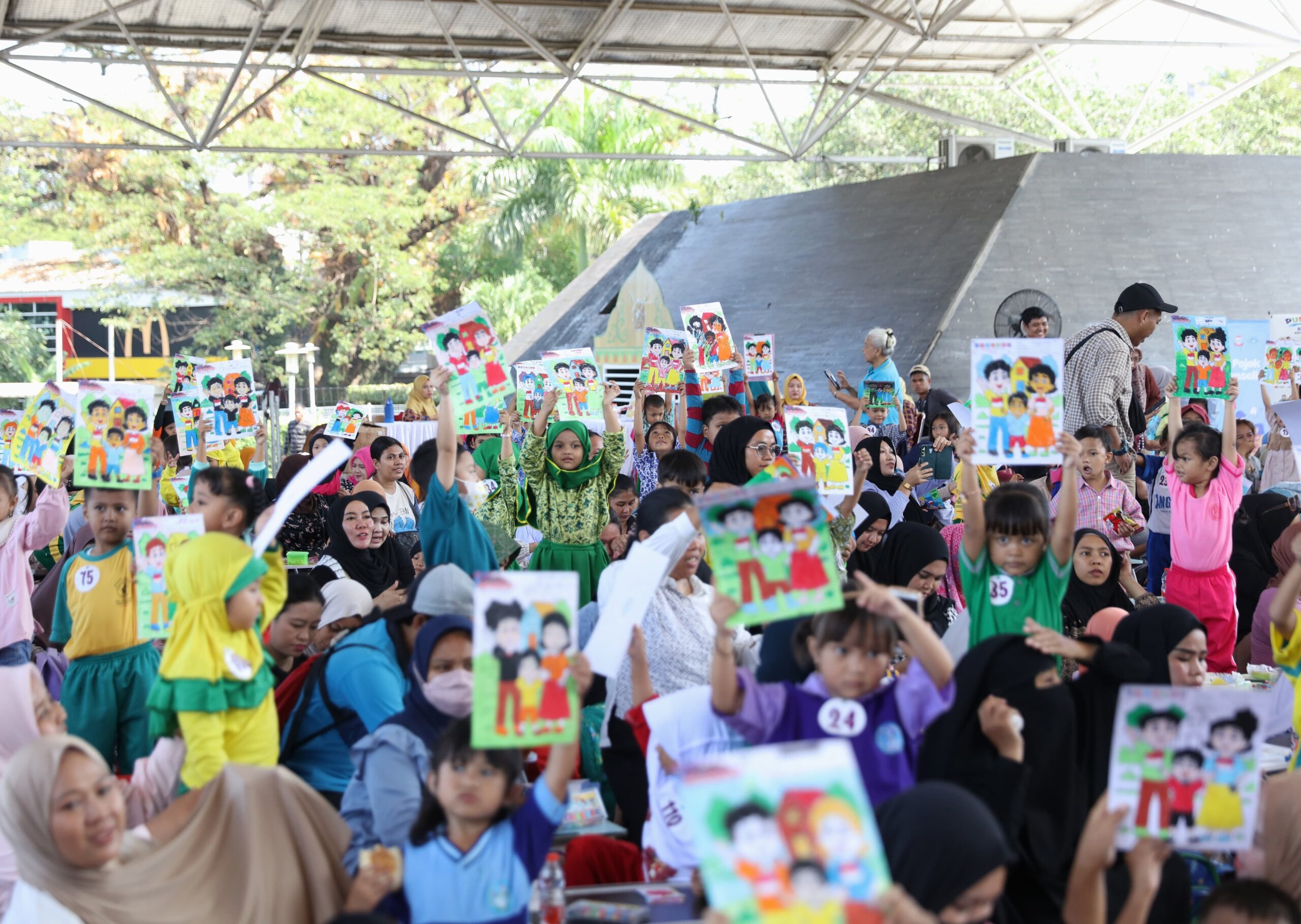 250 Anak PAUD Meriahkan Lomba Mewarnai Peringatan HAN 2025