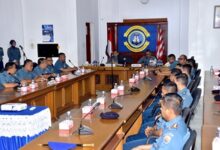 Taklimat Awal Audit Kinerja Ir Koarmada II di Mako Lantamal VI Makassar