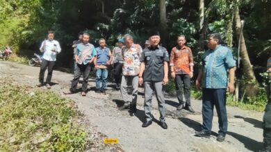 Bupati Natsir Minta BPBD dan Dinas PUTR Selayar Gerak Cepat Tangani Jalan Longsor di Dusun Ra'ra