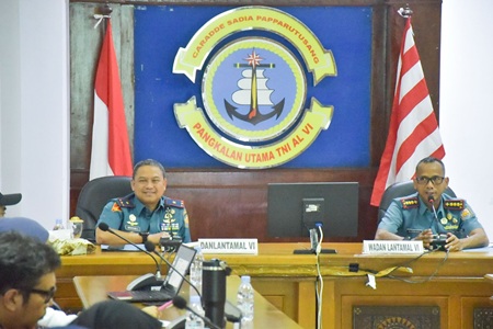 Lantamal VI Makassar Gelar Rapat Staf Persiapan Makassar Navy Run 2025