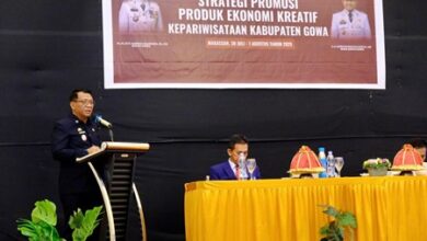 Sekda Gowa Dorong Pelaku Ekraf Kepariwisataan Manfaatkan Platform Digital Untuk Promosi