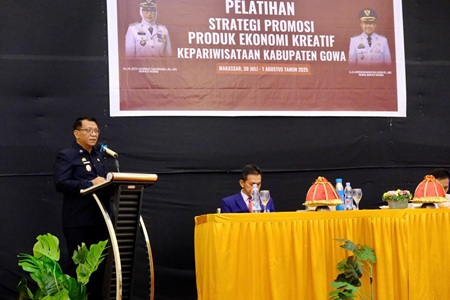 Sekda Gowa Dorong Pelaku Ekraf Kepariwisataan Manfaatkan Platform Digital Untuk Promosi