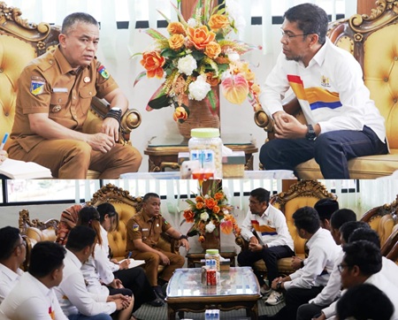 Hadianto Rasyid Bersama Kadin Kota Palu Bahas Pengembangan KEK