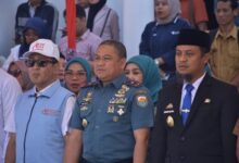 Danlantamal VI Menghadiri Peluncuran 80.000 Koperasi Desa/Kelurahan Merah Putih