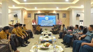 Komandan Lantamal VI Makassar Terima Kunjungan PEPABRI Provinsi Sulselbar